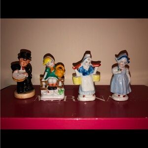 Colorful Ceramic Figurine Set